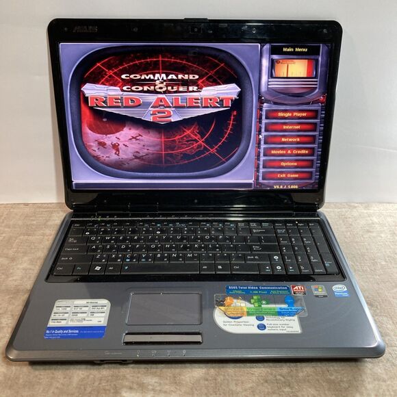 VTG Asus X61S 15.6" – 3GB RAM 60GB SSD Windows XP Pro Retro Gaming Laptop CD/DVD - Picture 11 of 16